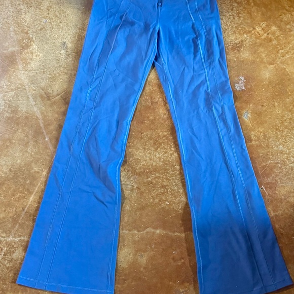 lululemon athletica Pants - Lululemon Athletica Slate Blue Leggings with Inspirational Text